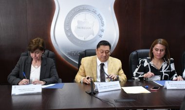 Firman FGE e IMPEPAC convenio por blindaje electoral