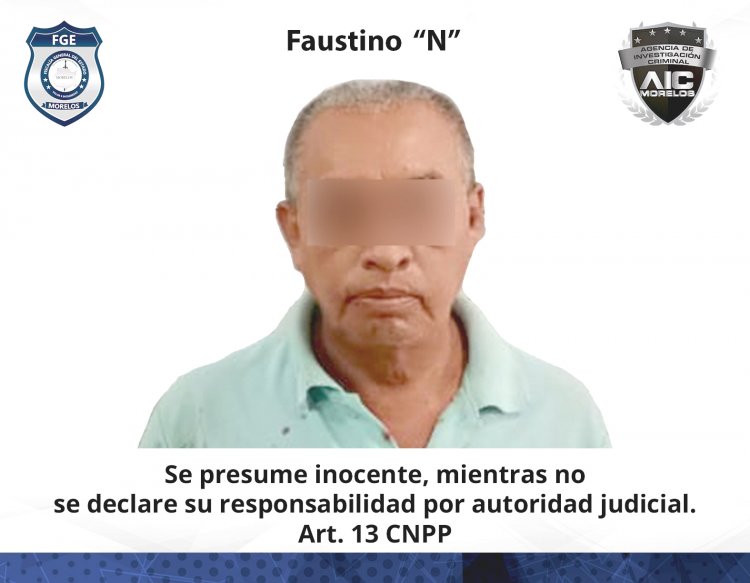 Faustino, de 53 años, detenido como  el presunto abusador de una menor