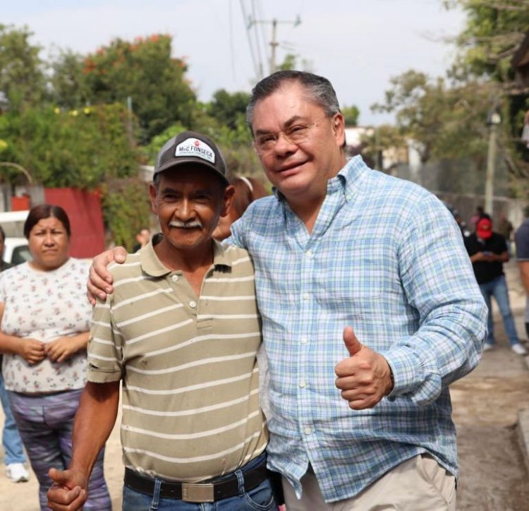 Supervisó Rafael Reyes rehabilitación de pozo de agua