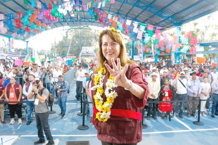 Destaca Margarita la democracia con las candidaturas de Morena