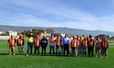Supervisa cuauhtémoc blanco trabajo de rehabilitación del deportivo La Barona
