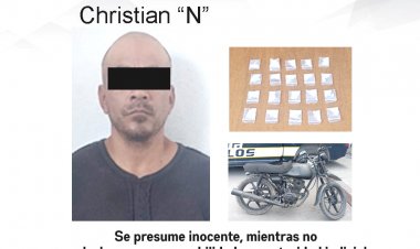 Fue aprehendido acusado se robo de auto y delitos contra la salud