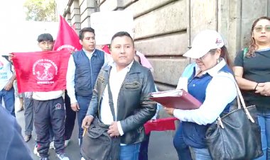 Protesta Movimiento Antorcha  Campesina por obras en colonias
