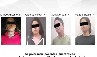 Por delitos contra la salud, detiene Mando Coordinado a 4 personas