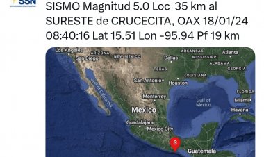 Se activaron protocolos en Morelos por un sismo en Oaxaca