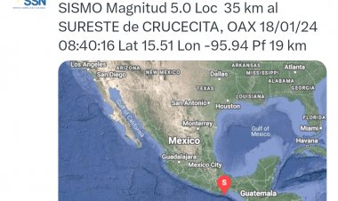 Saldo blanco en Morelos  tras un sismo en Oaxaca