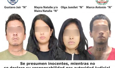 Para extorsionar, incendiaban negocios con bombas molotov; caen los cuatro presuntos