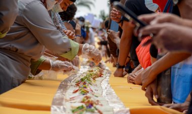 En Cuernavaca se impuso récord por el taco acorazado más grande