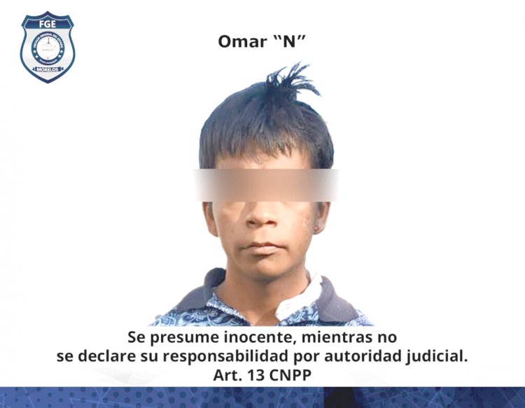 Detienen a Omar "N", por presunta venta de narcomenudeo en Temixco