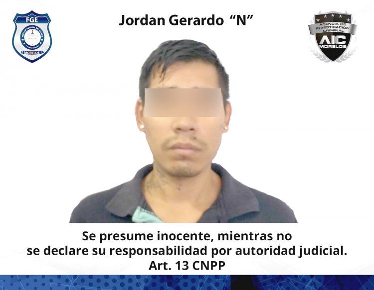 “Atoraron” al “Jordan”, de 30 años en Zacatepec por violencia familiar