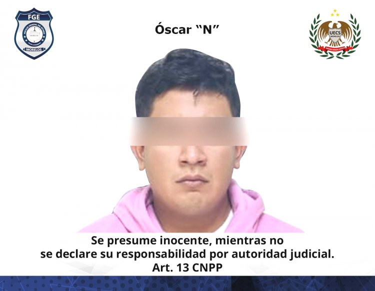 Detienen al “Sasque” por el delito de secuestro en el municipio de Cuautla