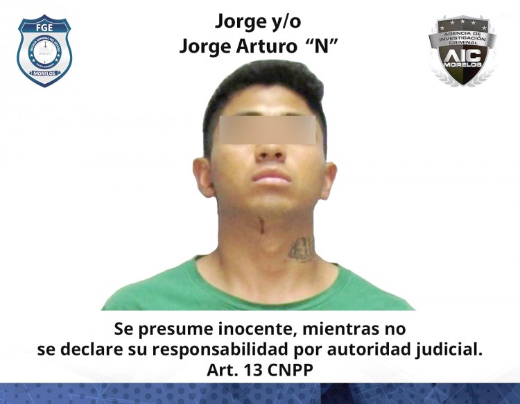 Cumplimenta AIC aprehensión contra segundo implicado en tentativa de homicidio en Jiutepec