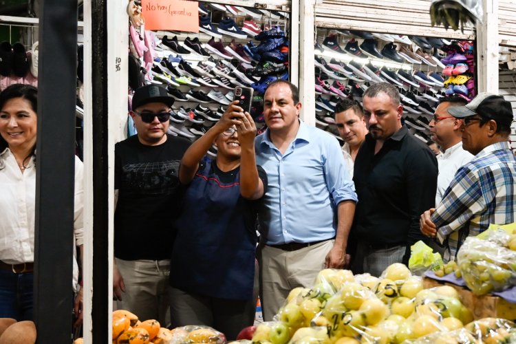Continúa gobierno de Cuauhtémoc Blanco con el fortalecimiento de mercados para impulsar la economía