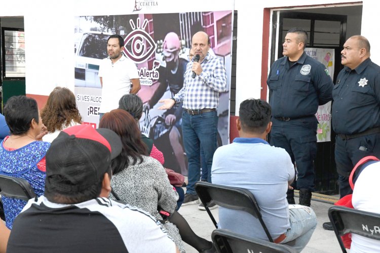 Cuautla Alerta, en la colonia Iztaccíhuatl,  determinó el alcalde Rodrigo Arredondo