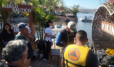 Rescataron cuerpo de paseante que cayó al Lago de Tequesquitengo