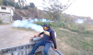 Se previenen males de vector en Jiutepec con nebulización