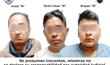 Tres detenidos durante cateo por robo de BMW
