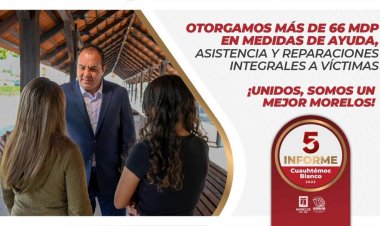 Cuauhtémoc Blanco trabaja para garantizar los derechos fundamentales en Morelos