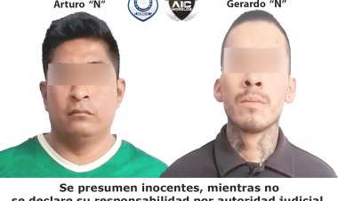 Este par fue detenido por homicidio en Tlalnepantla