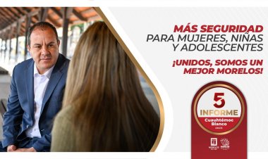 El gobierno de Cuauhtémoc Blanco avanza en seguridad y prevención del delito