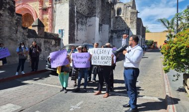 Familiares de personas asesinadas y plagiadas marcharon este jueves