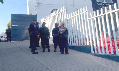No les pagan a policías  en paro en Yautepec