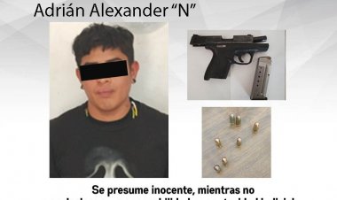 Caminaba en Cuautla con arma sin permiso; detenido