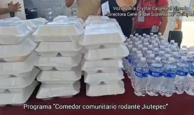 Ayuntamiento de Jiutepec entregó raciones alimentarias