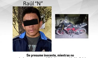 Raúl traía en Cuautla un vehículo que no era suyo y quedó detenido