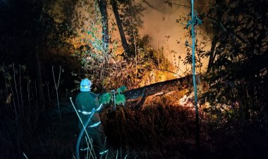Se combate un incendio en La Herradura, en Ahuatepec