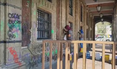 Aún no acaban de reparar daños por marcha del 8M