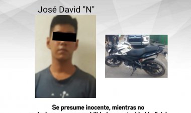 Conducía una moto robada en Yecapixtla; fue detenido