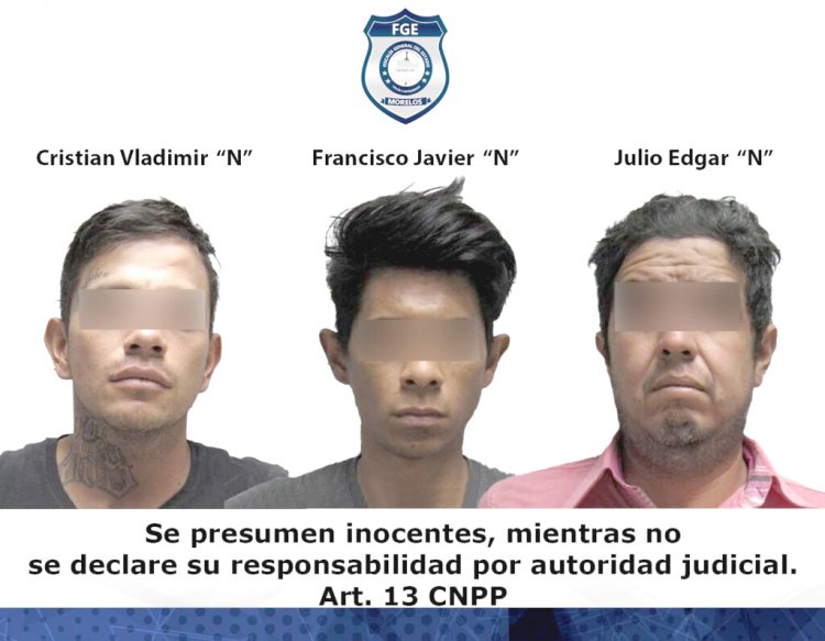 Este trío se va a juicio acusado de narcomenudeo en Jiutepec