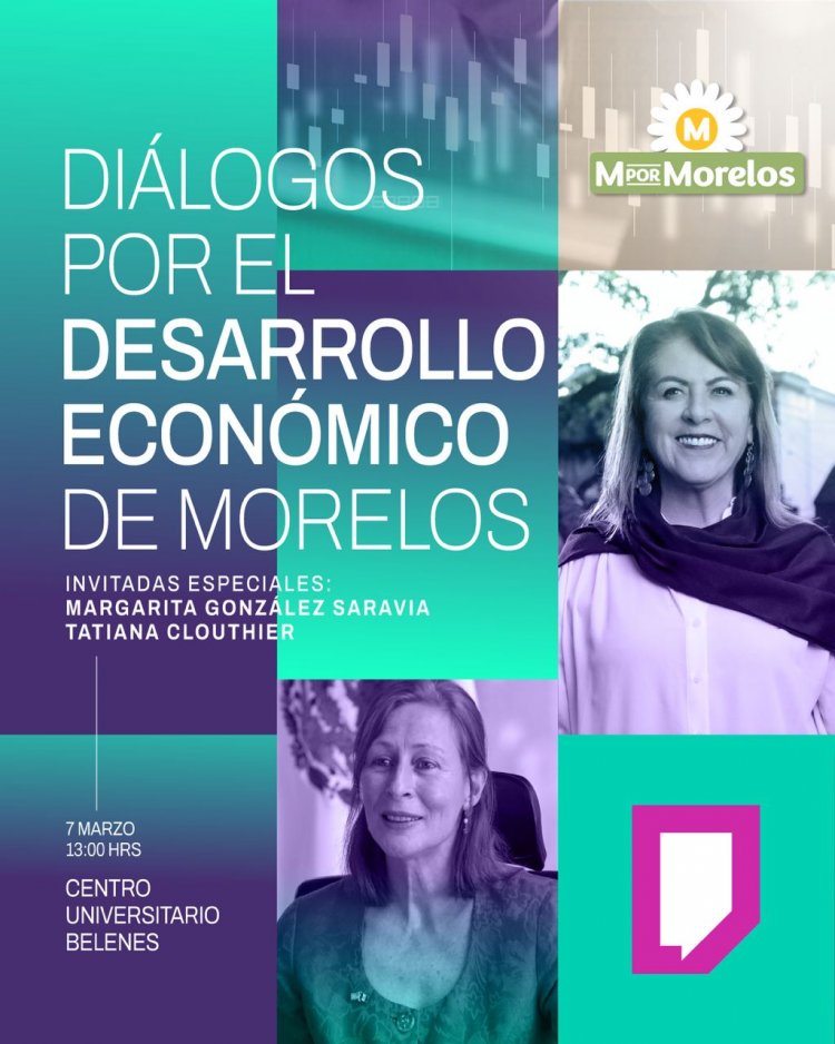 Ya vienen los ¨Diálogos por el desarrollo  económico¨, de MporMorelos el jueves 7