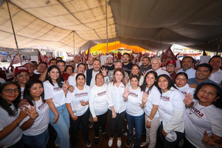 "Morena tiene un ejército que llevará el mensaje de la esperanza": Margarita González