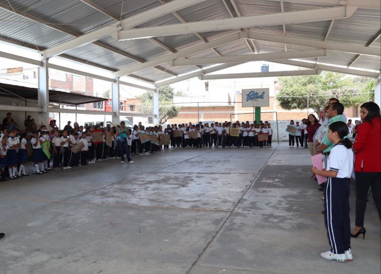 Con refrigerios escolares, en Jiutepec se promueve derecho a la alimentación