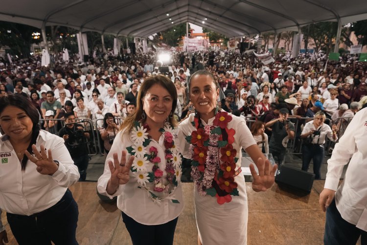 Con honestidad, bienestar y amor al pueblo, Margarita González Saravia arranca campaña en Morelos acompañada de Claudia Sheinbaum