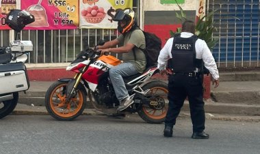 Hubo detención de 56 personas  en la capital y motos aseguradas