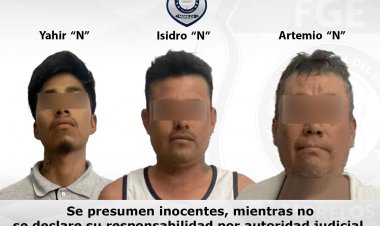 Por traer metanfetamina, este trío enfrenta a la ley