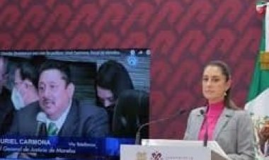 Volvió Sheinbaum a poner de blanco de ataque a Uriel Carmona