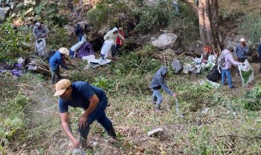 Hay nueva limpieza de las márgenes del río Cuautla