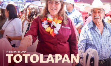 Respaldan comunidades de Totolapan a Margarita González Saravia