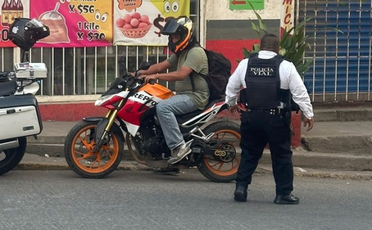 Hubo detención de 56 personas  en la capital y motos aseguradas