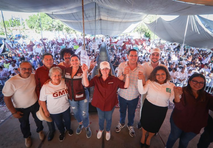 En tierra zapatista Margarita González Saravia refrenda compromiso de transformar Morelos