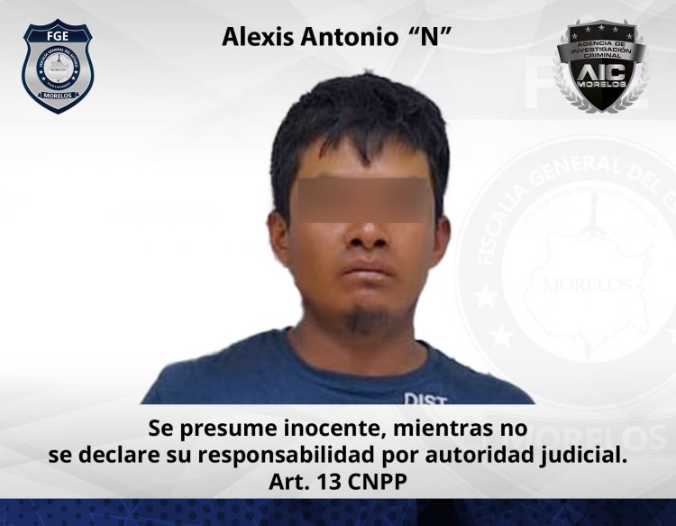AIC logra aprehensión por un asesinato en Jiutepec