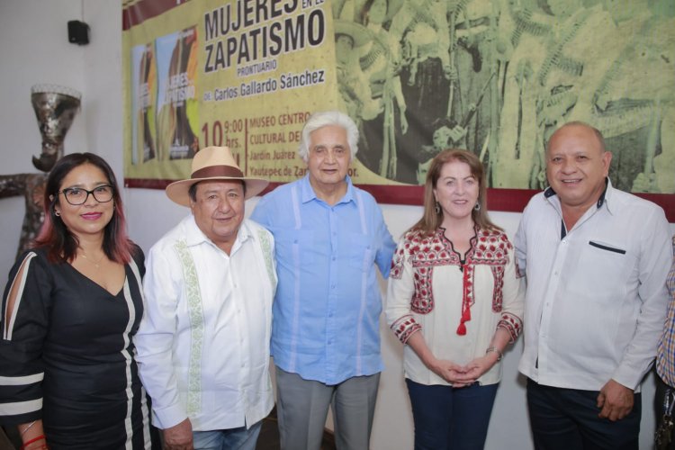 Presentan en Yautepec libro ¨Mujeres en el zapatismo¨