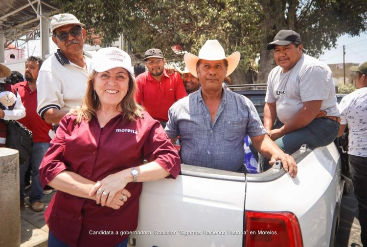 Respaldan comunidades de Totolapan a Margarita González Saravia