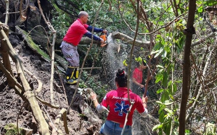 Aseguran que limpian río en Yautepec para prevenir riesgo de inundaciones