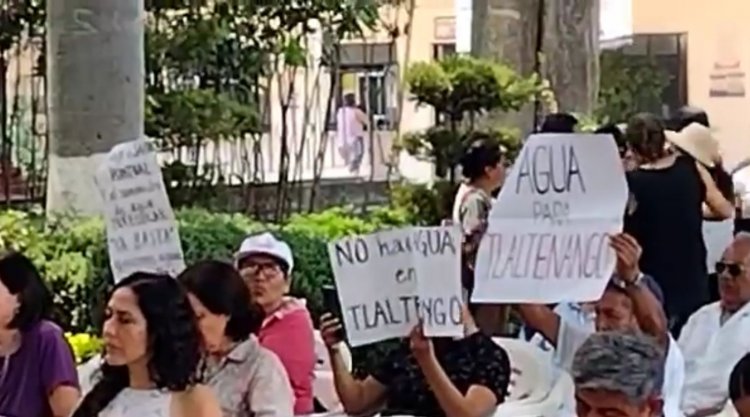 No cesan protestas en Cuernavaca por el agua