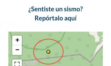 Se registra sismo a 16 km de Cuernavaca